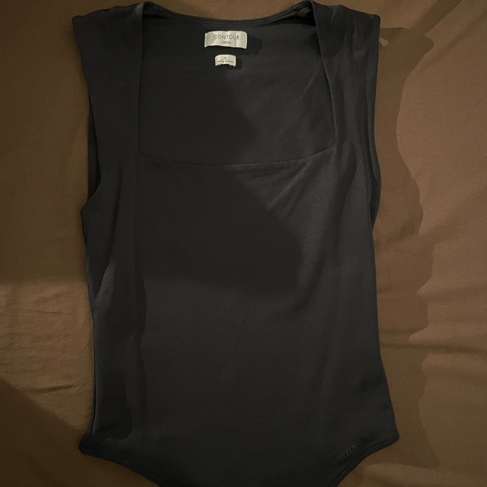 Aritzia Contour Black Bodysuit
